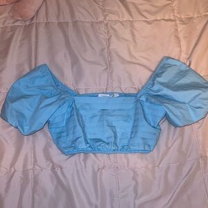 Blue Ribbed Altar’d State Top